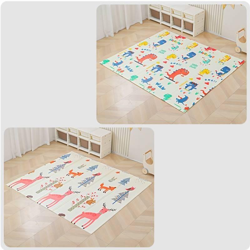 Extra Thick Baby Crawling Mat Xpe Foldable Foam Carpet With Cartoon Patterns