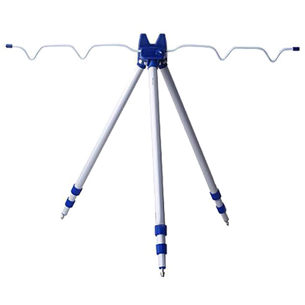 Fishing Rods Tripod Telescopic Stand Rest Tackle for Sea Beach Coarse Shore Pier