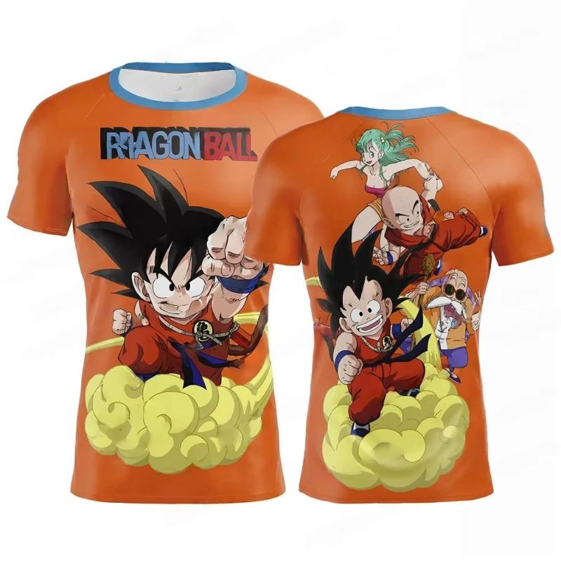 2026 Dragon Ball Goku Anime Graphic T-shirt Sports  Men's T-Shirt Children's