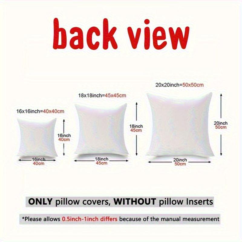 4pcs Retro Rock Music Theme digital printing pillow cover Short plush Suitable living rooms bedrooms sofas throw cushion cover
