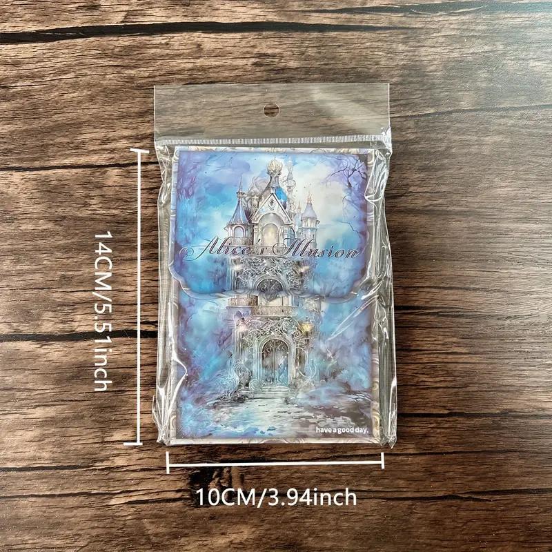 50sheets Retro Scrapbook Material Paper Hand Account DIY Collage Decoration Background Craft Paper