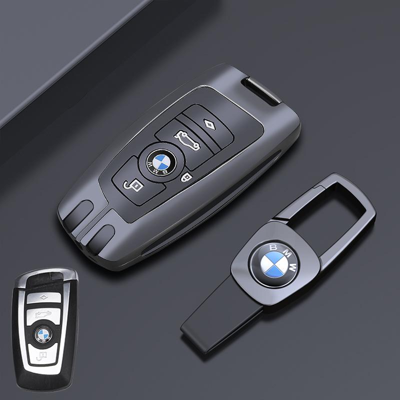 Key Case Cover Fibler Silicone For BMW X1 X3 X4 X5 X6 F15 F16 F48 G30 G38 525 540 740 1 2 5 7 Series 218i Case SO0