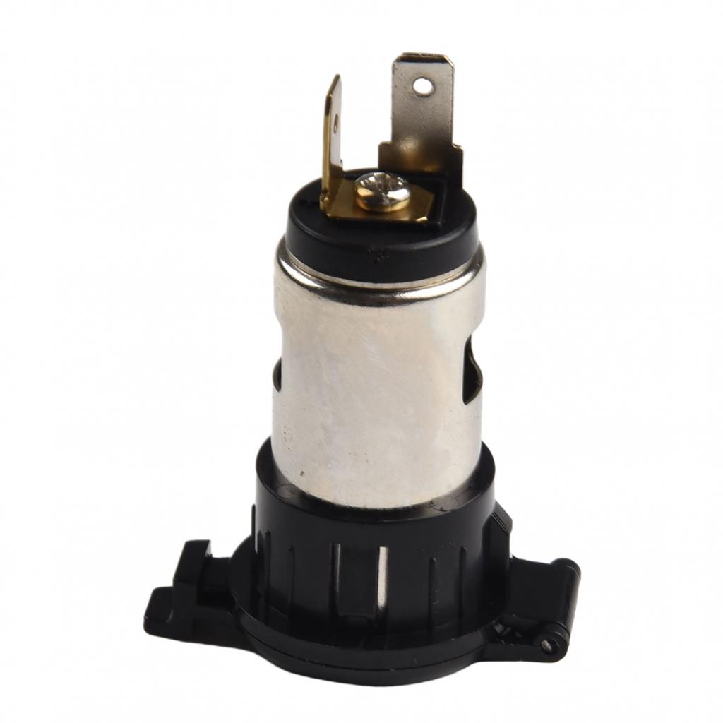 Sturdy Power Socket with Waterproof Cover Perfect for 12V/24V Vehicles and More