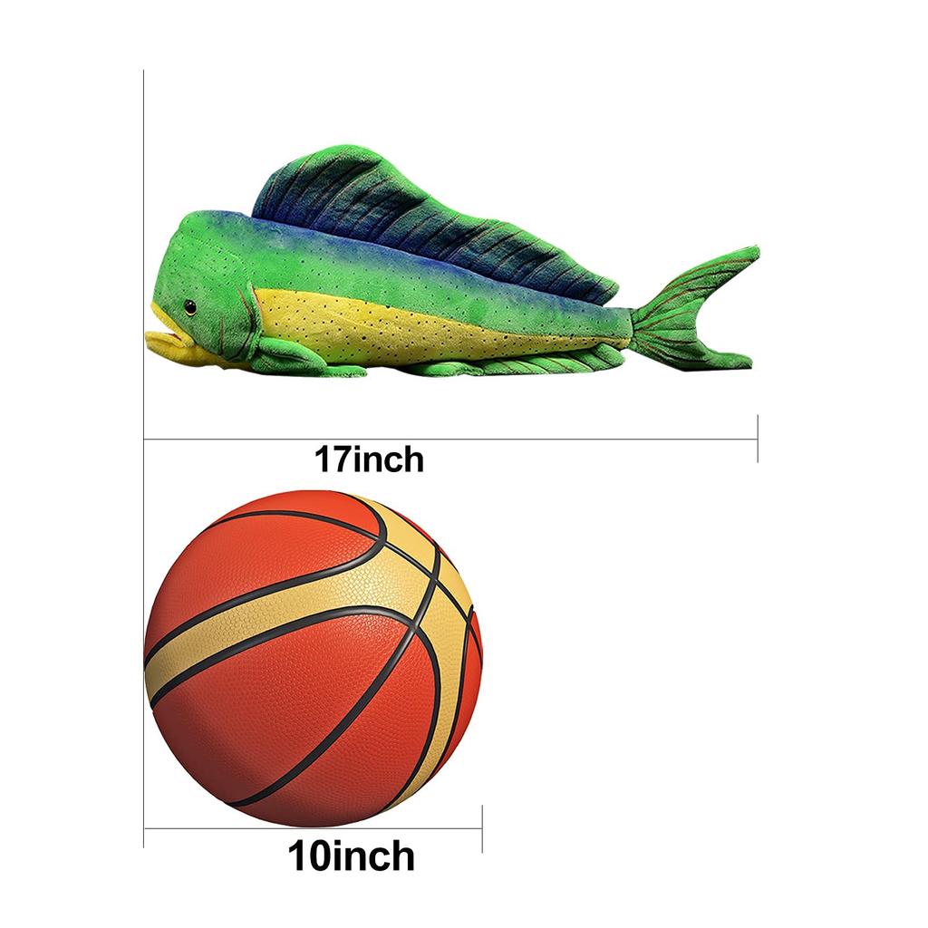 ZHONGXIN MADE Sea Animal Simulation Fish Plush Deep Sea Ghost Saury Giant Fish Ghost Tubefish Plush Soft Stuffed Boys and Lifelike Fish Gift for