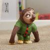 Fresh and Cute Crazy Animal Sloth Lightning Si Cong Figurine Micro-landscape Design Figurine Desktop Decoration