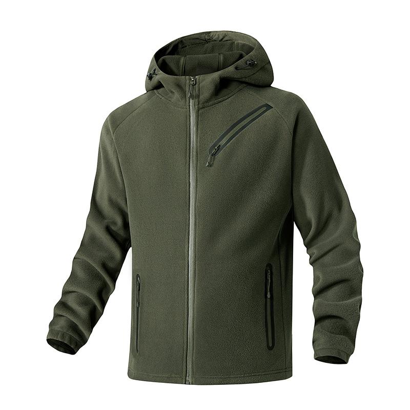 Polar Fleece Jacket, Anti-static, Water-resistant, Sturdy In Color, Men's Jacket Style. Polar Fleece Jacket for Men