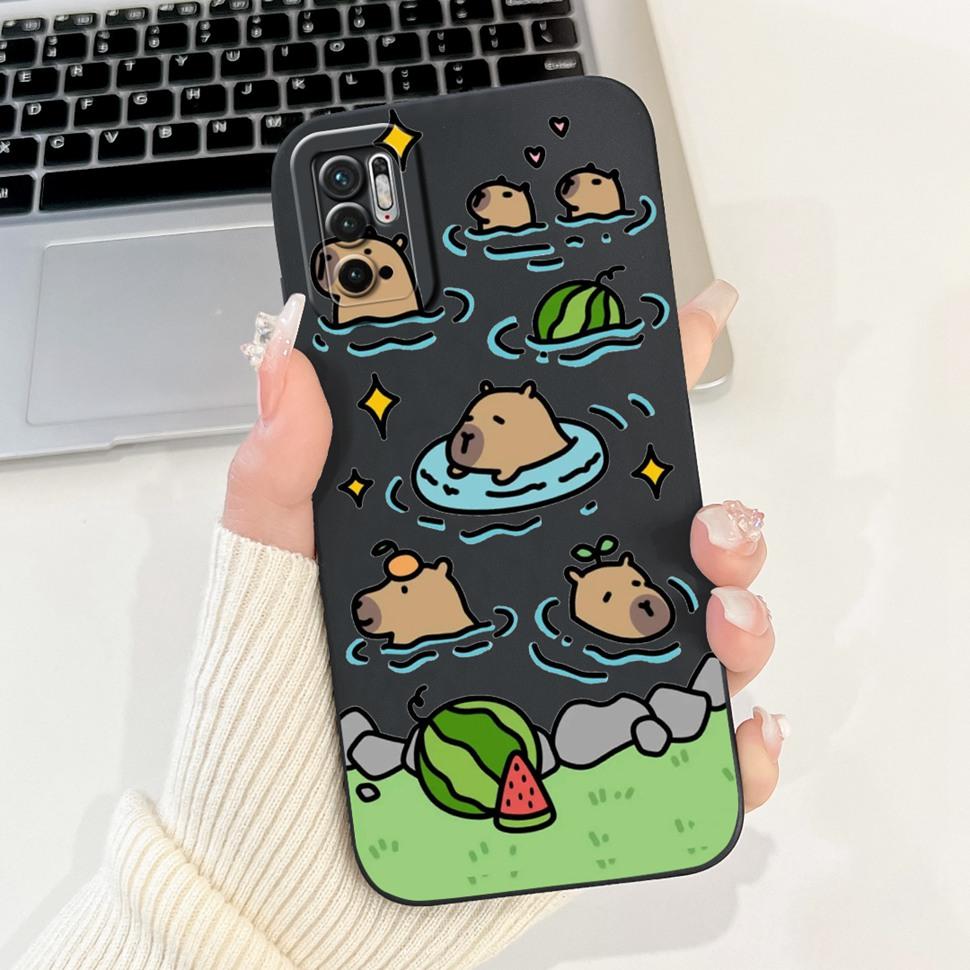 For Xiaomi Redmi Note 10 5G Case 6.5" Colorful Flowers Cartoon Painted Cover Soft Phone Case For Redmi Note 10 Note10 5G Bumper