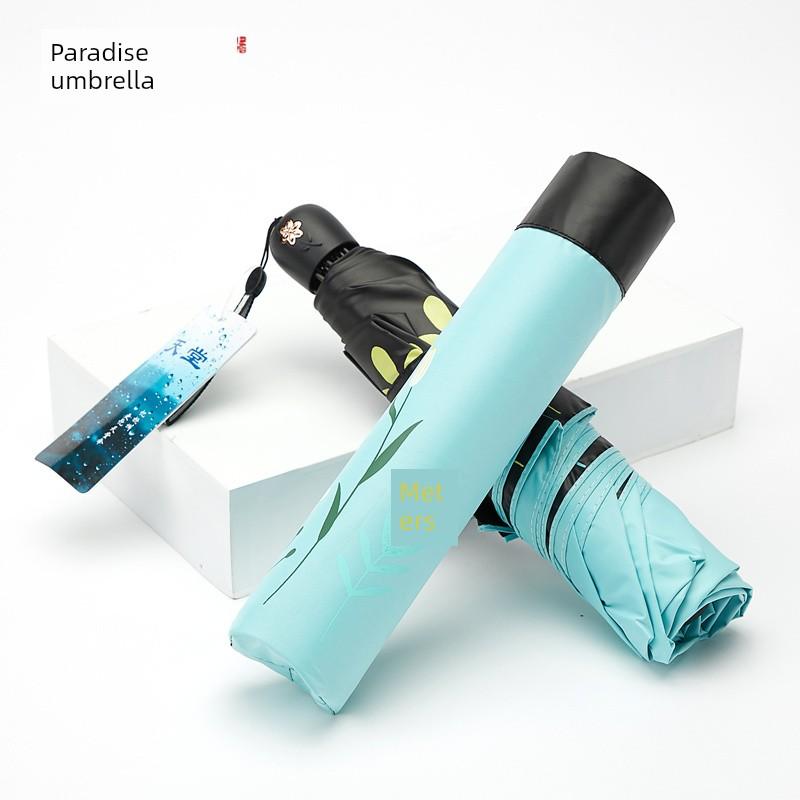 Paradise Umbrella Sunscreen Goddess Vinyl Fresh Sunshade Umbrella