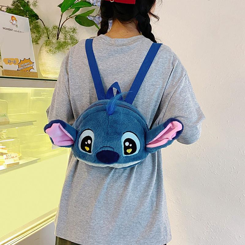 Stitch Angel Niedlicher Plüschrucksack Mit Cartoon-Design Für Den Täglichen Gebrauch