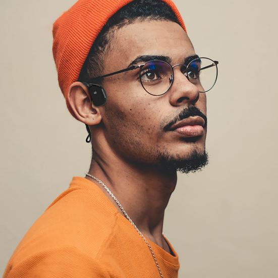 Bone Conduction Earphone Stereo Surround Wireless Not In-ear Bluetooth-compatible Headset MP3 Player