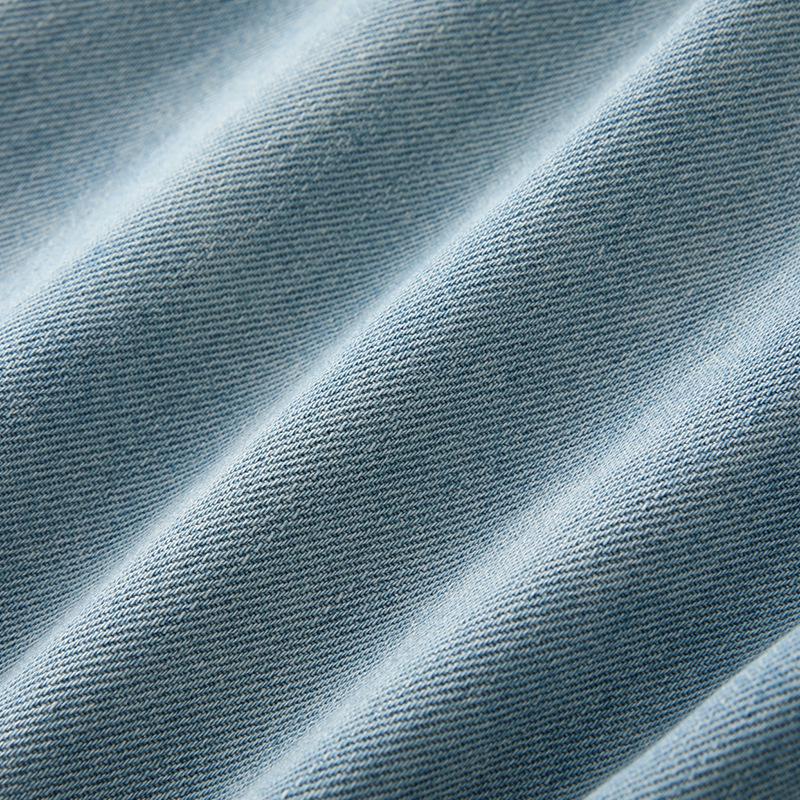 Women's Light Blue High-Waisted Wide-Leg Jeans: Spring/Summer 2025 Loose, Slimming, Straight-Leg Pants.