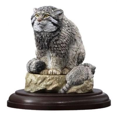 Living Creatures Encyclopedia Display Model Collection Wild Feline Pallass Cat