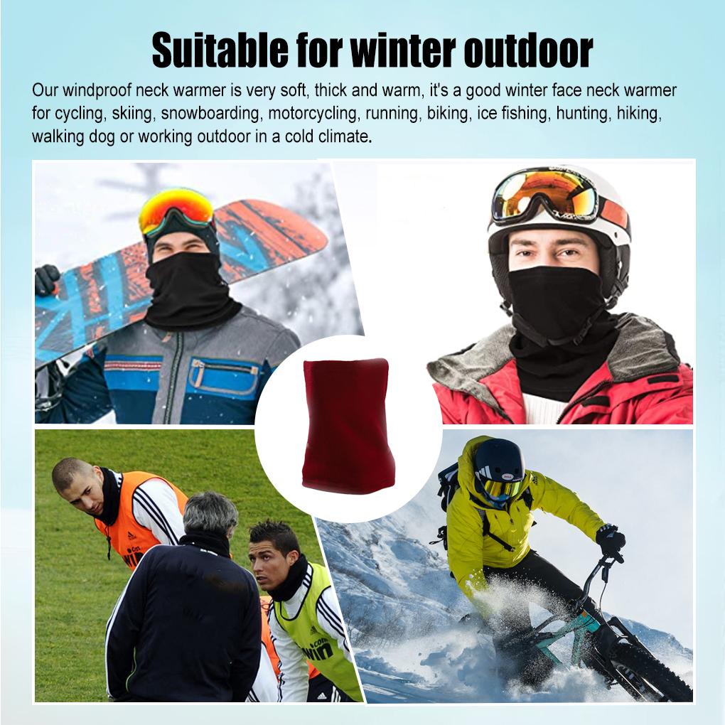 Neck Warmer Assorted Colors Thermal Comfortable Necks Gaiter Thicken Great Texture Cycling Accessories Neckerchief for Biking