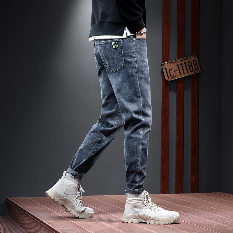 

Джинсы мужские брюки всесезонные эластичные универсальные джинсы мужские 38 синий