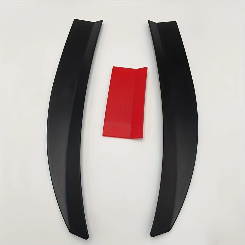 3-Section ABS Rear Trunk Spoiler 115-125cm Adjustable Sports Decor Top Wing Car Parts