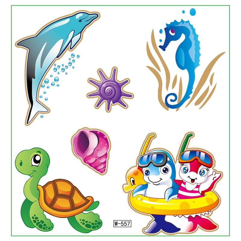 Campus Students Male And Female Tattoo Stickers Waterproof Tattoo Stickers Cartoon Butterfly Text Tattoos