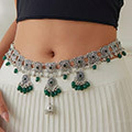 Vintage Water Drop Pendant Waist Chain for Women