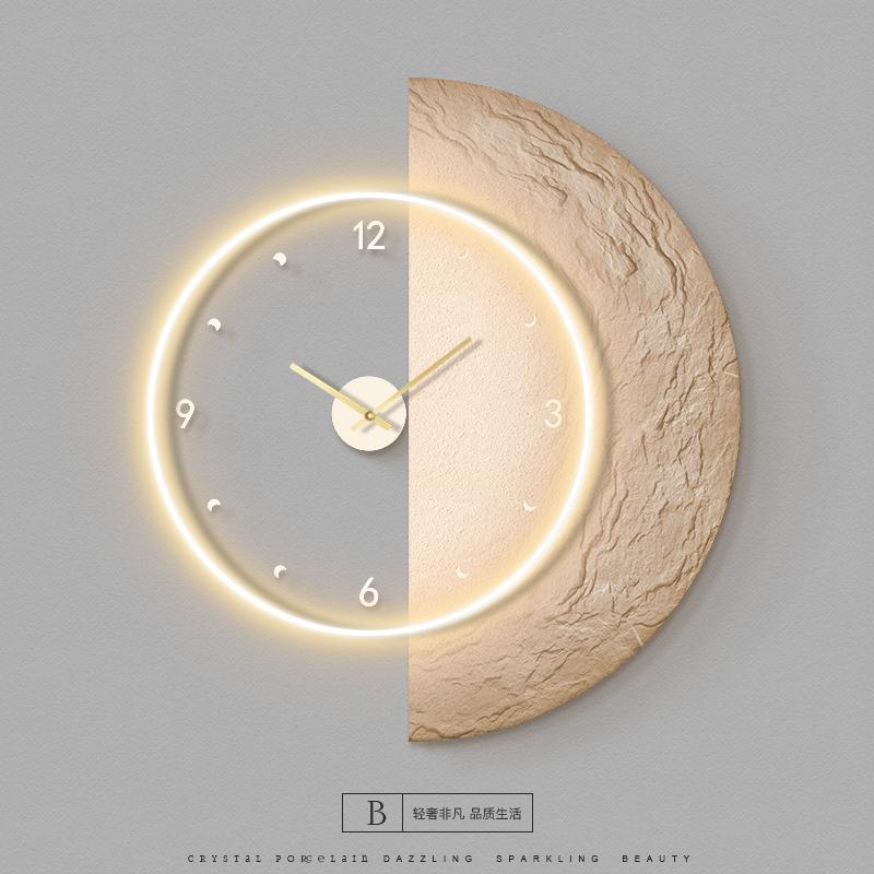 Large Led Wall Clock Luxury Living Room Watches Wall Art Bedroom Kitchen Mural Clocks Acrylic Home Design Aesthetic Decoration