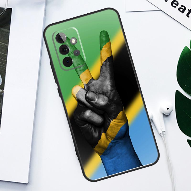 Tanzania Flag For Samsung Galaxy A13 A53 A33 A54 A34 A14 A55 A35 A15 A05 A06 A16 A22 A32 A52 Phone Case