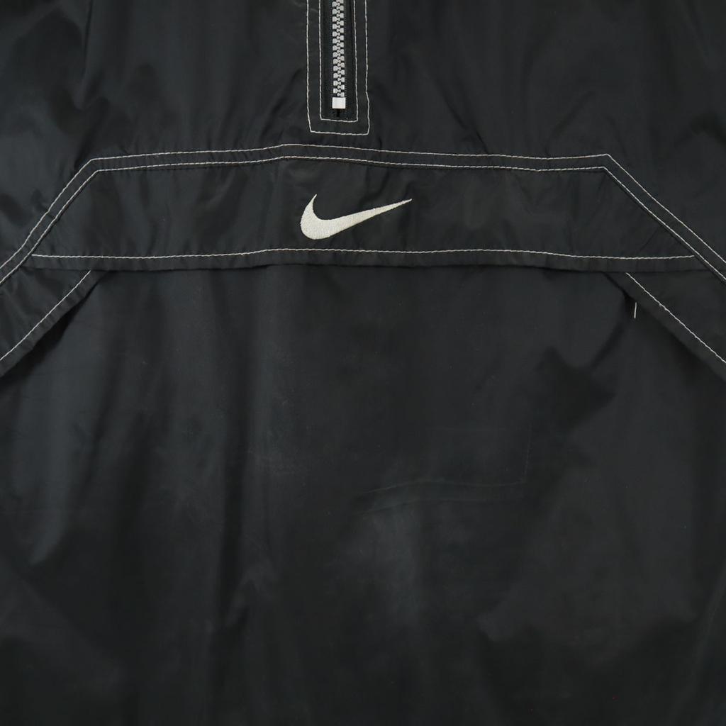 Nike 90s 00s Old White Tag Long Sleeve One Point Embroidery Anorak Parker Men's Used