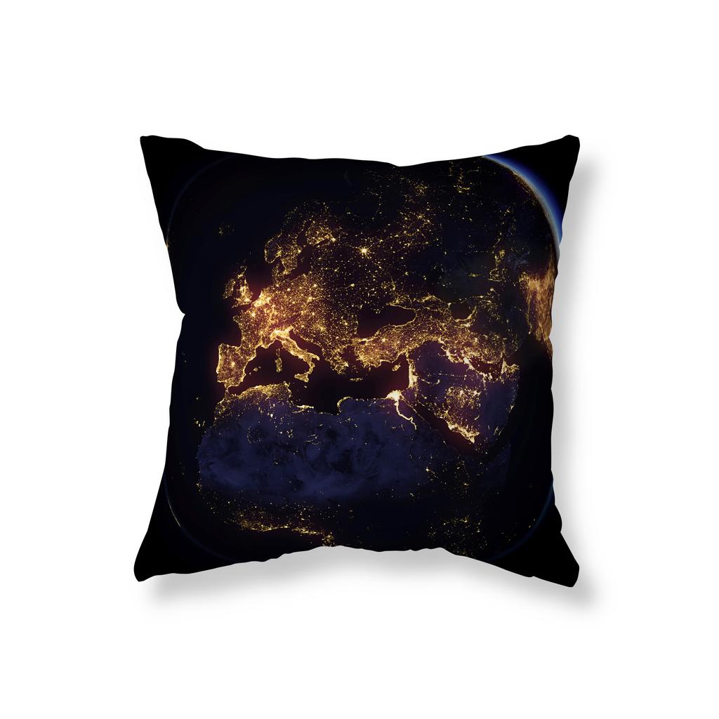 Starry Sky Aurora View Throw Pillow Cover Sofa Decor Room Aesthetics Decor Pillow Cover Chair Cushion Cover Home Decor