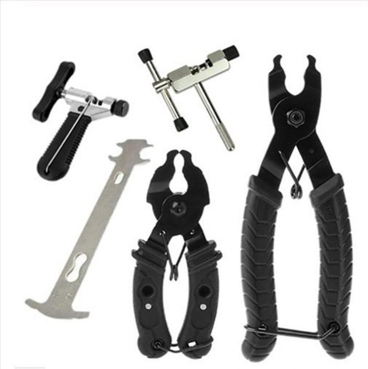 Mountain Bike Chain Tool Set: Chain Wrench, Breaker, and Magic Buckle Pliers