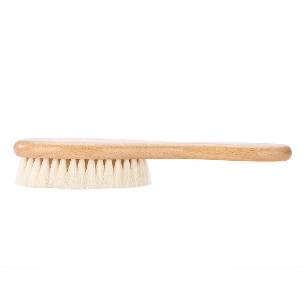 Soft Oil Head Brush Wooden Handle Hair Styling Brush Scalp Grooming Hair Cleaning Brush  Home Use