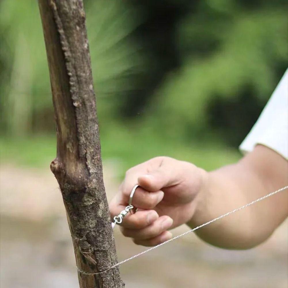 2pcs High-Quality Stainless Steel Wire Saw Lightweight Construction Stainless Steel Saw Hiking