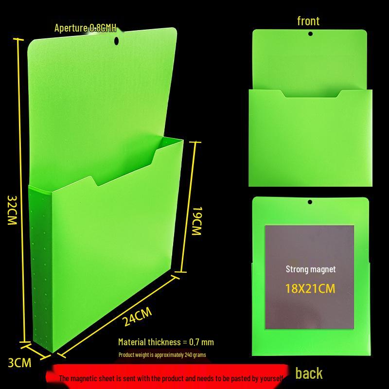 A4 Wall-Mounted Magnetic File Storage Box