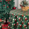 WTEMPO Christmas Gift Festive Home Decorations Christmas Round Printed Tablecloth Christmas Indoor & Outdoor Party Tablecloth Kitchen Accessories