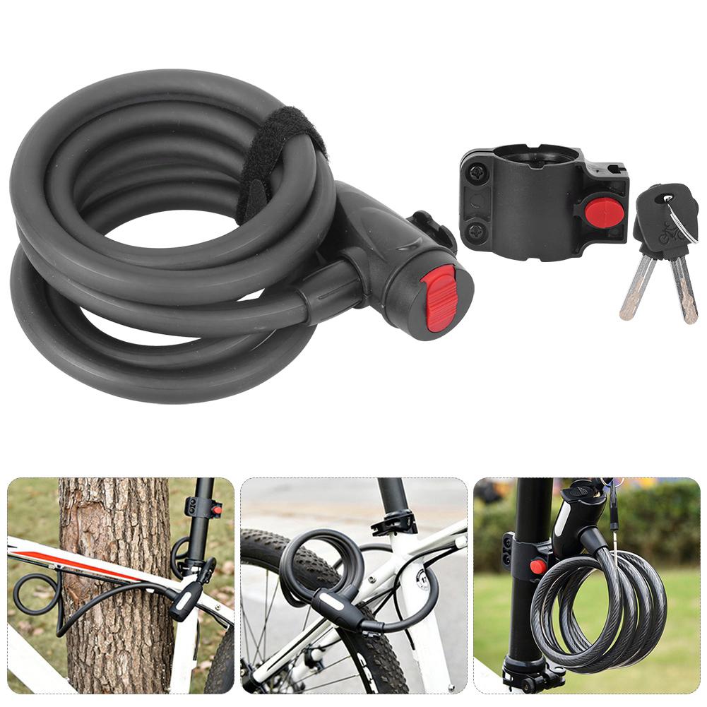 Wheelup High Strength Steel Cable Mountain  Anti Theft Lock Safe   Cycling Acce