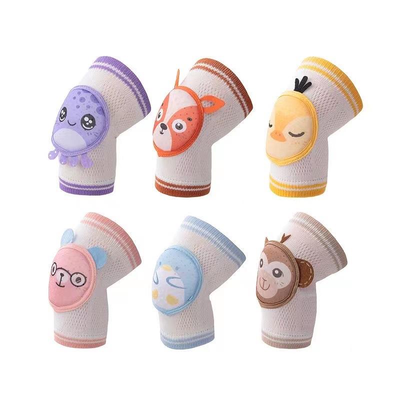 Spring And Summer Thin Baby Crawling Anti Fall Knee Pads And Protective Covers