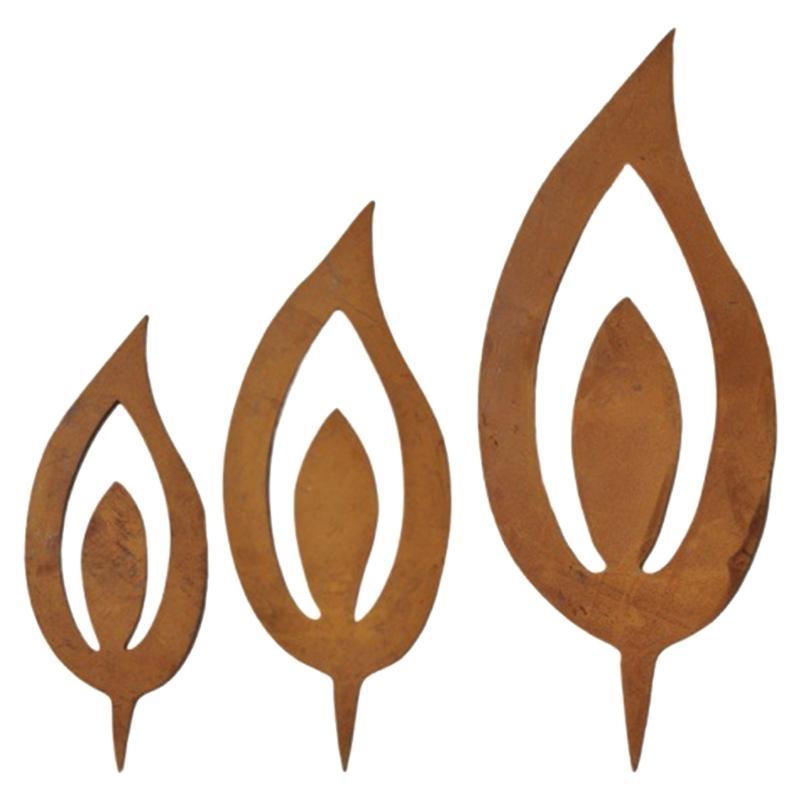 

652F Metal Christmas Yard Stakes Decorations Outdoor Yard Signs for Garden Lawn