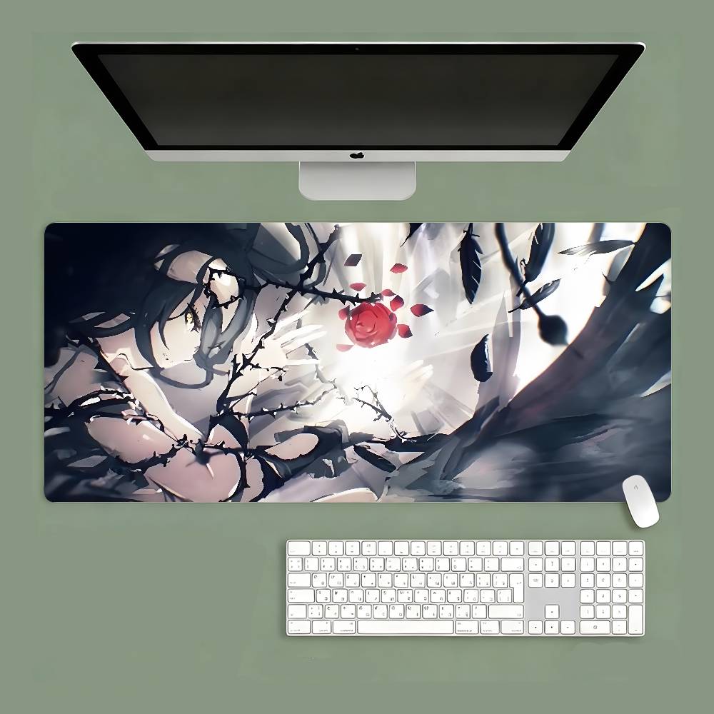 AnIME O-OVerlord A-Albedo Mouse Pad Computer Mat Deskpad Laptop Keyboard Mat Office Large Landscape Mousepad
