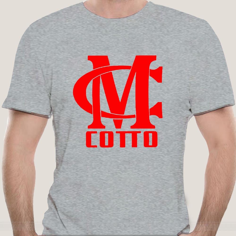 New MIGUEL JUNITO COTTO Symbol Mens Black T-Shirt Size S M L XL 2XL 3XL Fashion T-sdhirt Men Cotton Brand Teeshirt