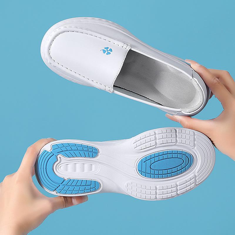 Fashion Women Work Shoes Comfortable for Work Summer Women Slip on Platform Breathable Flats Shoes Zapatos De Mujer Plus Size 34-42