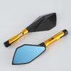 Suitable for Motorcycle Modification Aluminum Alloy Rearview Mirror Rearview Mirror Street Bike Sports Bike Rearview Mirror Pentagonal Rear