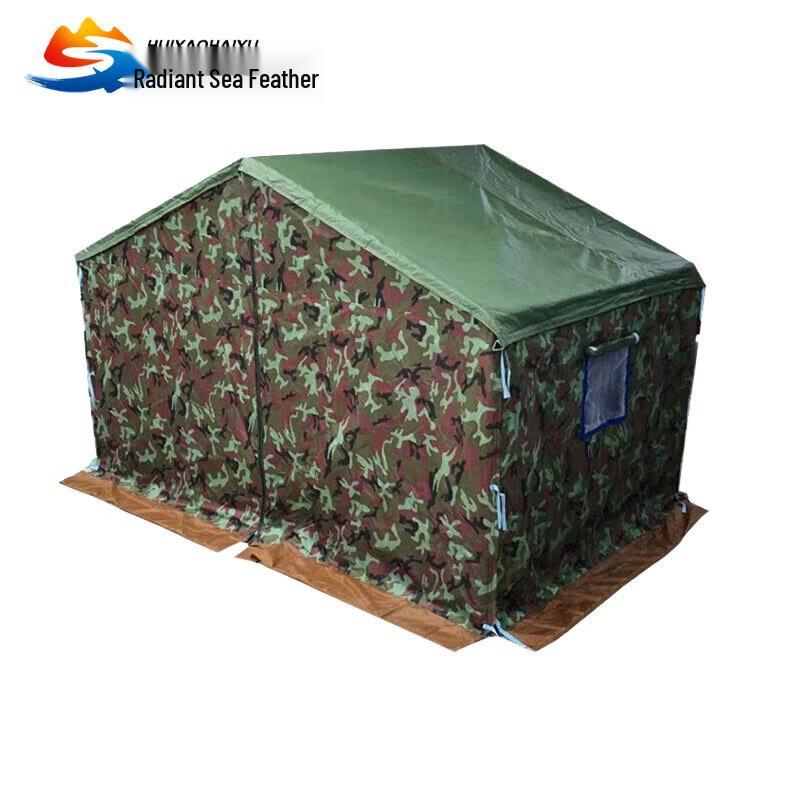 Heavy-Duty Cold-Proof Canvas Construction Tent