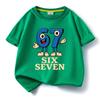 Kids Short Sleeve Tee T Shirt 67 Six Seven Funny Number Boys Girls Cotton Tops Sleeveless Girl Tshirt Summer Kids Clothing