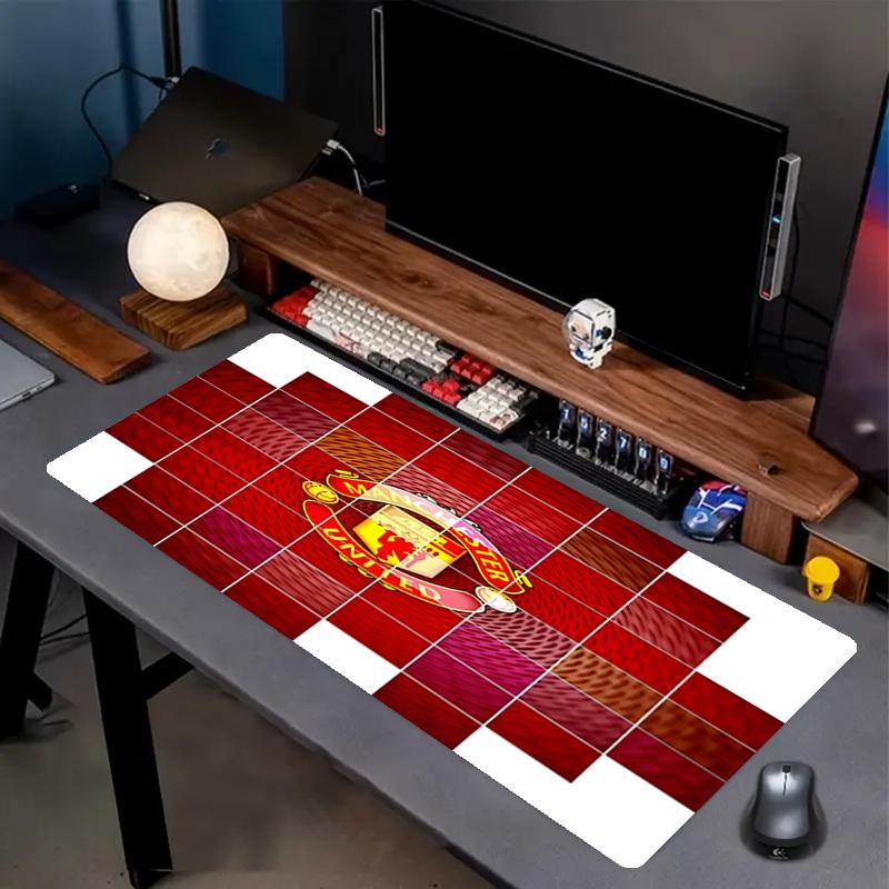 Football United F.C Print Mouse Pad, Anti‑Slip Desktop Keyboard Mat, for PC Laptop Gaming Working Daily Use, Cool Festival Surprise Gift