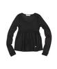 Onseuka Silky Scoopneck T (Black)
