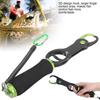Aluminum Fish Grip, High-Density EVA Material Handle Grip with High Elasticity Hanging Rope and Carabiner, for Home Use (Green)