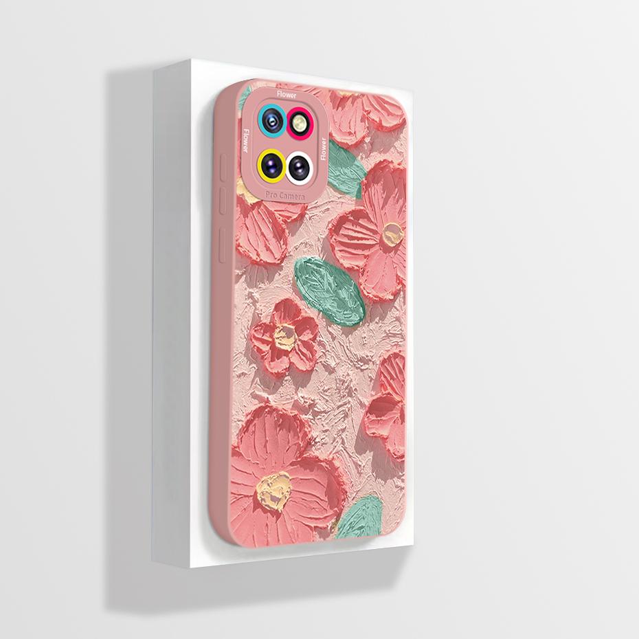 

For Samsung Galaxy Note 10 Lite Phone Case Aesthetic Full Protection Liquid Silicone Funda For Samsung Note 10 Lite Back Cover Note 10 Lite