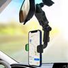 Adjustable Phone Holder Universal Stable Clip for Car Rearview Mirror Multifunction Lazy Bracket Lightweight