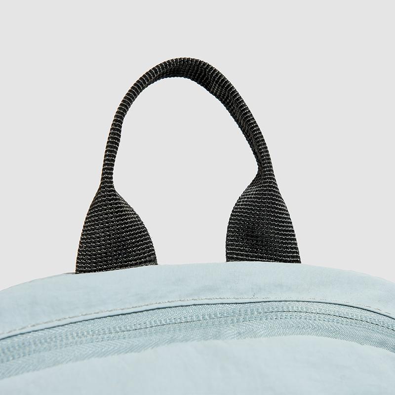 Outdoor Nylon Backpack Women Solid Color Backpack Student Schoolbag