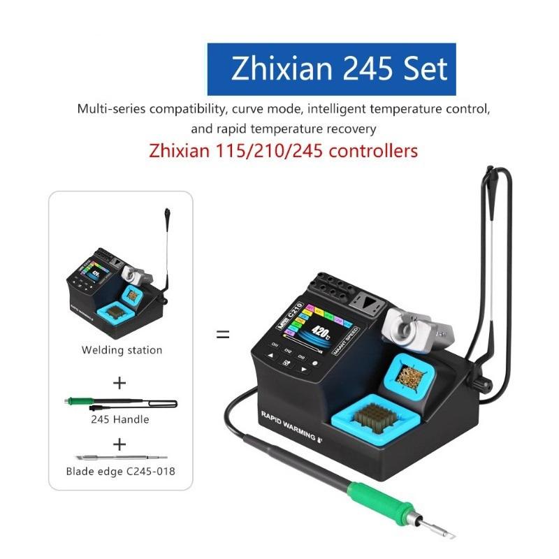 

Precise Temperature Control Soldering Station C210 245 115 Handle Soldering Iron Tip Lead-free Electronic Welding Rework Station