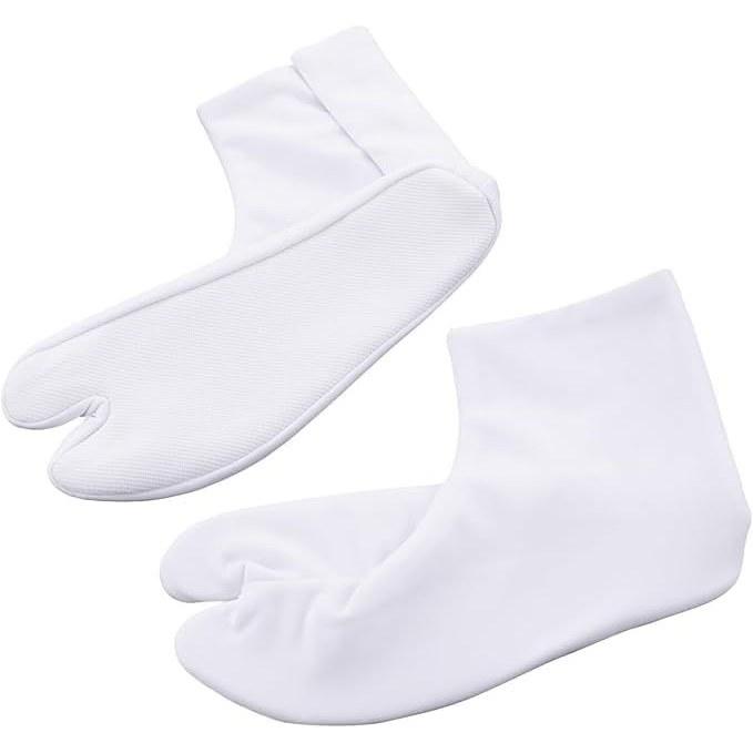 SAKIKU-EN 5-piece hook stretch tabi S 3L size unisex white all-season easy wear stretchy ladies men traditional clothing accessories tk-108b
