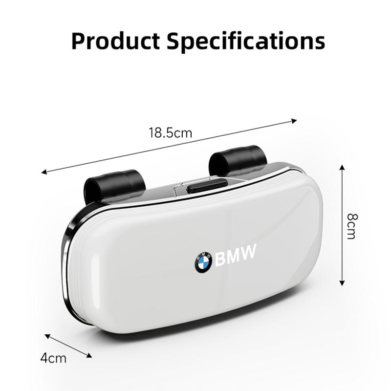 Car Visor Glasses Box Auto Sunglasses Storage Case Accessories For BMW G80 G06 G07 G42 G14 G15 G16 F82 F20 F21 F83 M2 / Stickers HOPDJ1