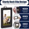 2 Pack Car Picture Frame Visor Clip Leather Sun Visor Photo Clip Holder Personalized Car Picture Holder Display Visor Photo Frame Vertical Horizontal