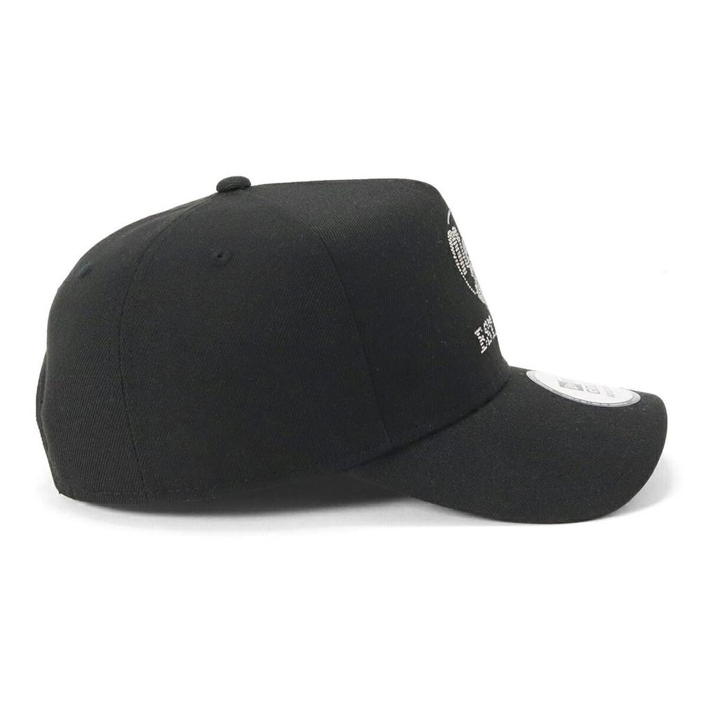 New Era Golf Cap with FREE GF 940AF BL RHINESTONE Rhinestones, Black,